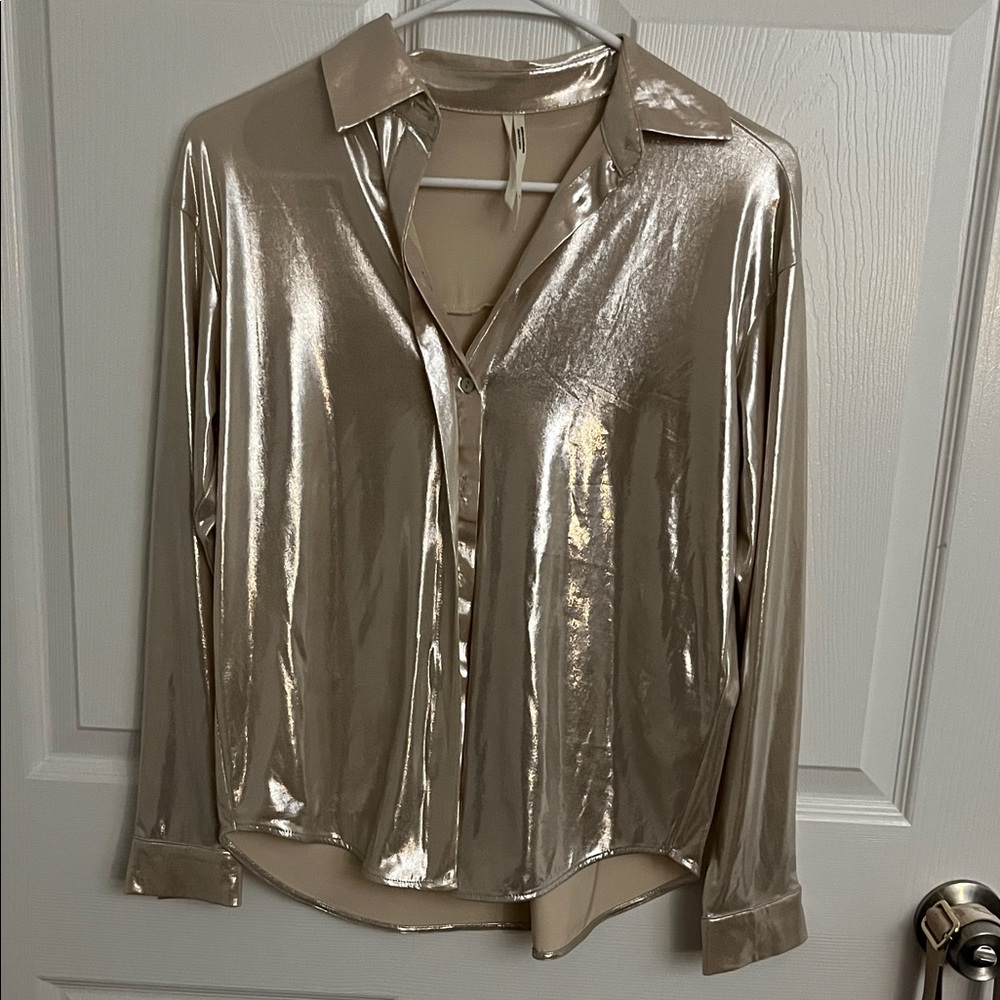 Anthro shine Button-Down